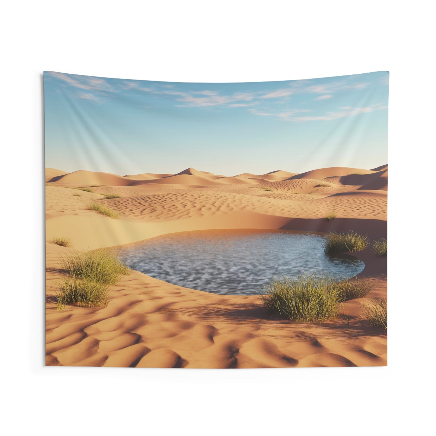 Desert Oasis Tapestry, Sand Dunes Printed Vintage Retro Wall Art Hanging Unique Landscape Large Small Decor Bedroom College Dorm Room - Starcove Fashion