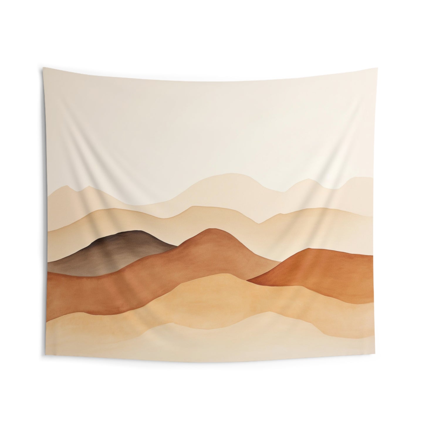 Earth Tone Tapestry, Brown Mountains minimalistic Wall Art Hanging Cool Unique Landscape Aesthetic Large Small Decor Bedroom Dorm Room Starcove Fashion