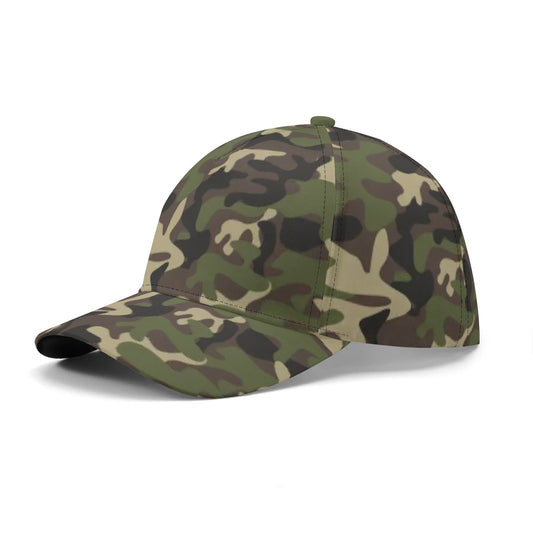 Camo Baseball Hat Cap, Camouflage Green Army Ball Dad Mom Trucker Men Women Male Ladies Aesthetic Designer Fashion Hat