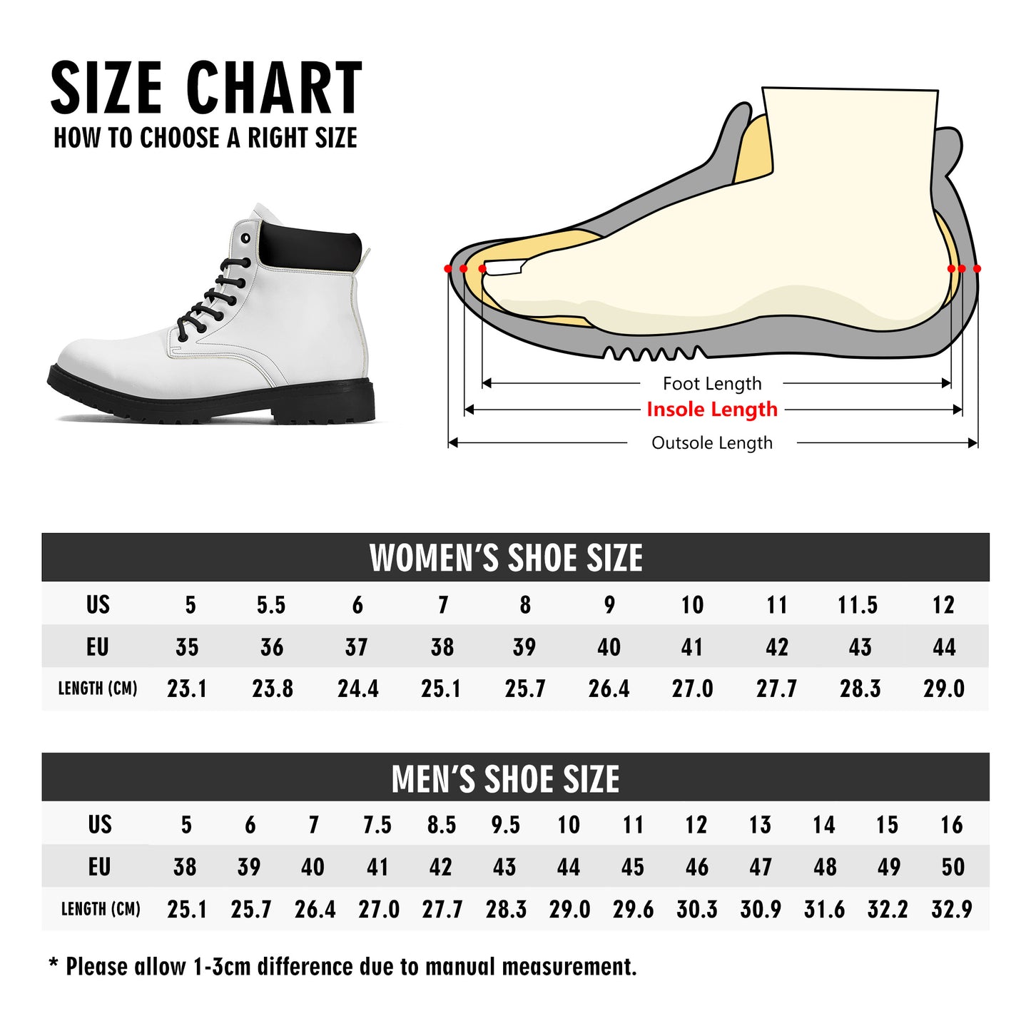 Camouflage Men Leather Boots, Green Camo Vegan Lace Up Shoes Hiking Festival Black Ankle Combat Work Winter Waterproof Guys Male