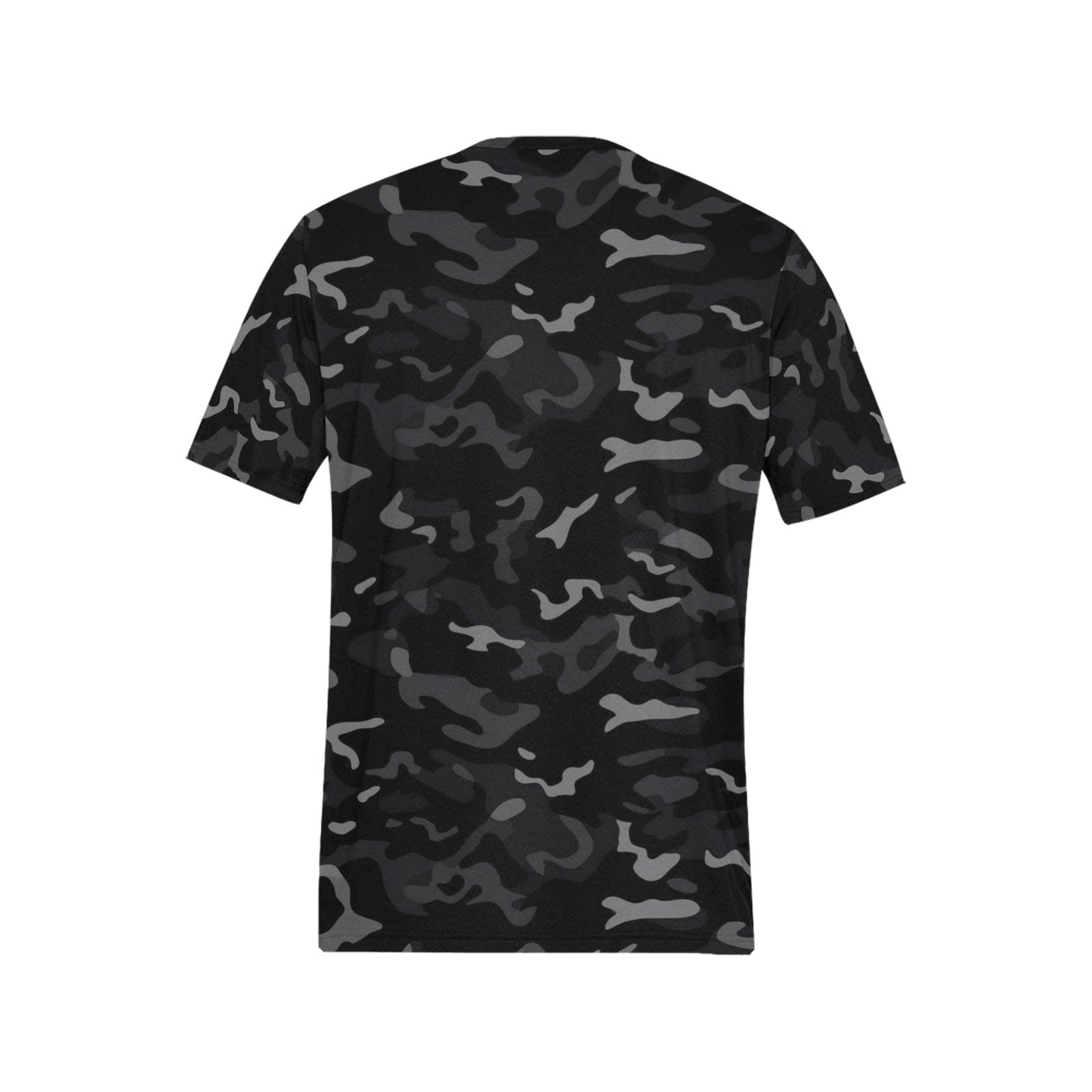 Black Camo TShirt, Grey Camouflage Print Designer Lightweight Crewneck Men Male Women Tee Top Summer Short Sleeve Shirt