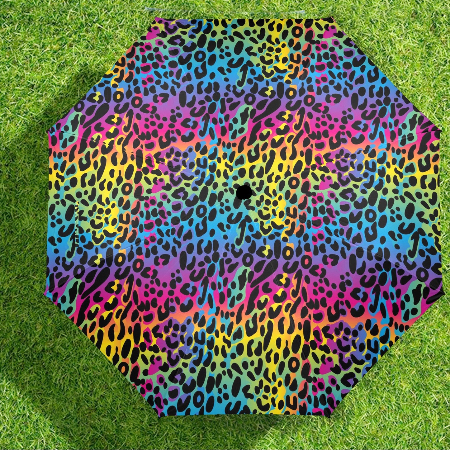 Pink Floral Umbrella, Flowers Golf Semi-Automatic Sun Beach Rain Parasol Large Compact Travel Windproof Designer Vintage Luxury Folding