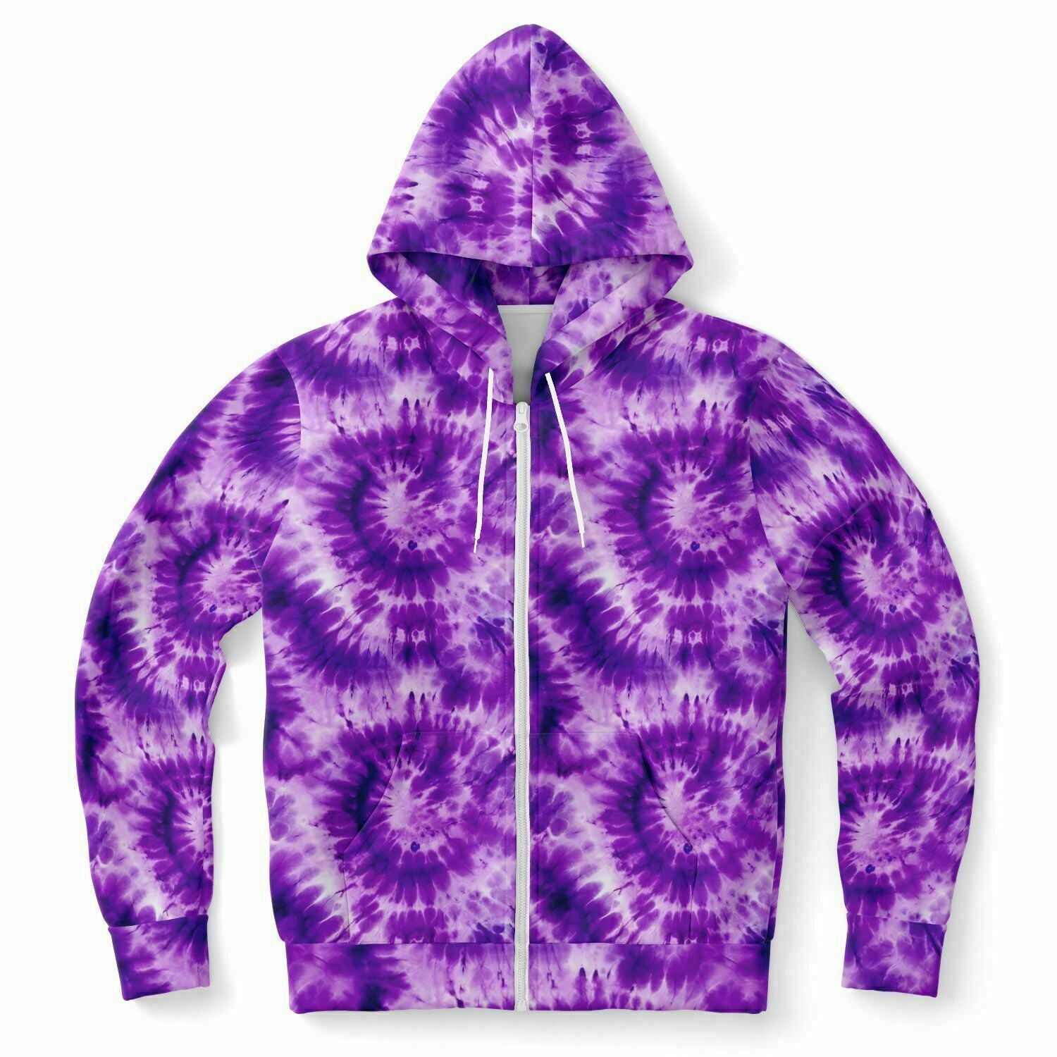 purple tie dye hoodie