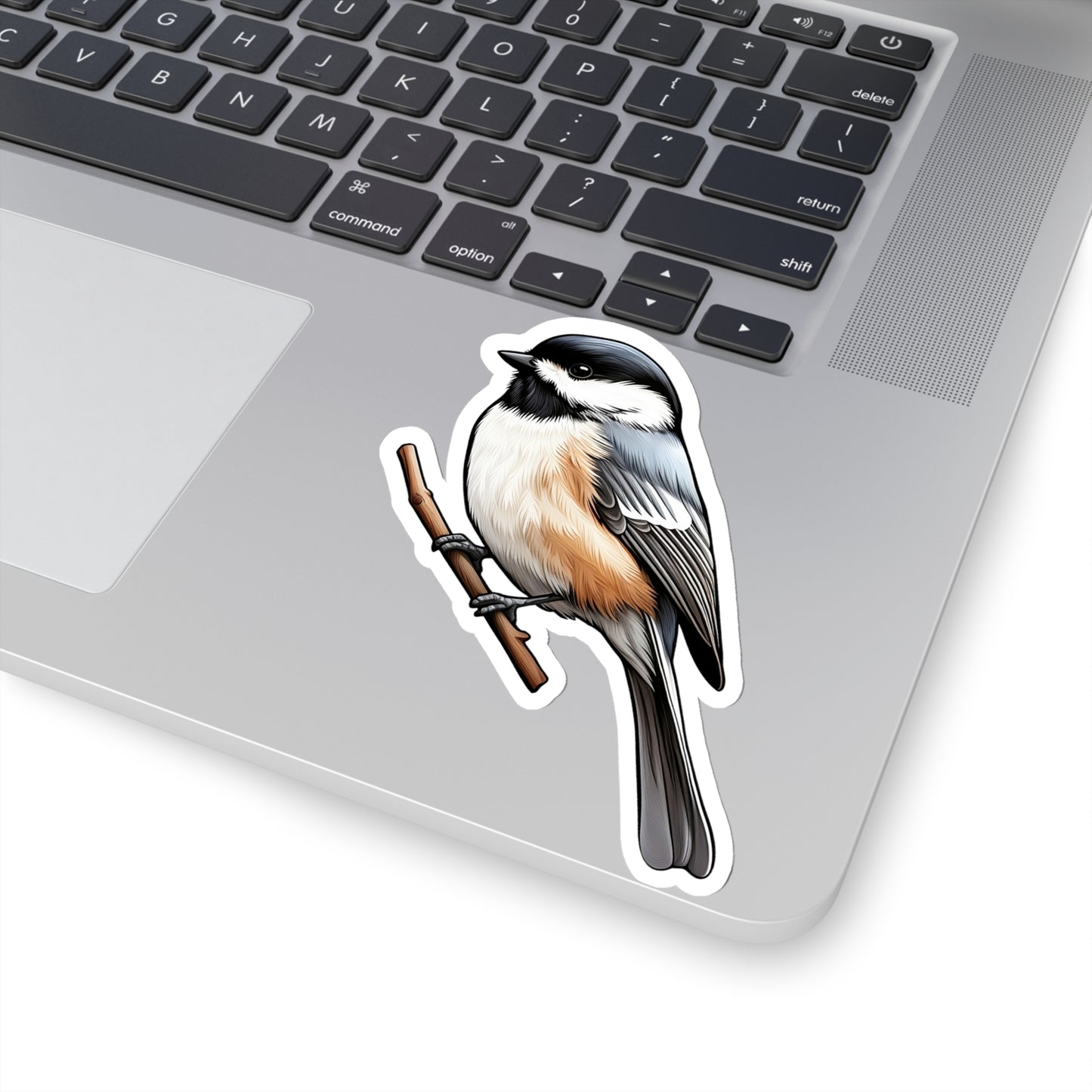 Black-capped Chickadee Sticker Decal, Bird Animal Art Vinyl Laptop Cute Waterbottle Tumbler Car Waterproof Bumper Clear Aesthetic Wall Starcove Fashion