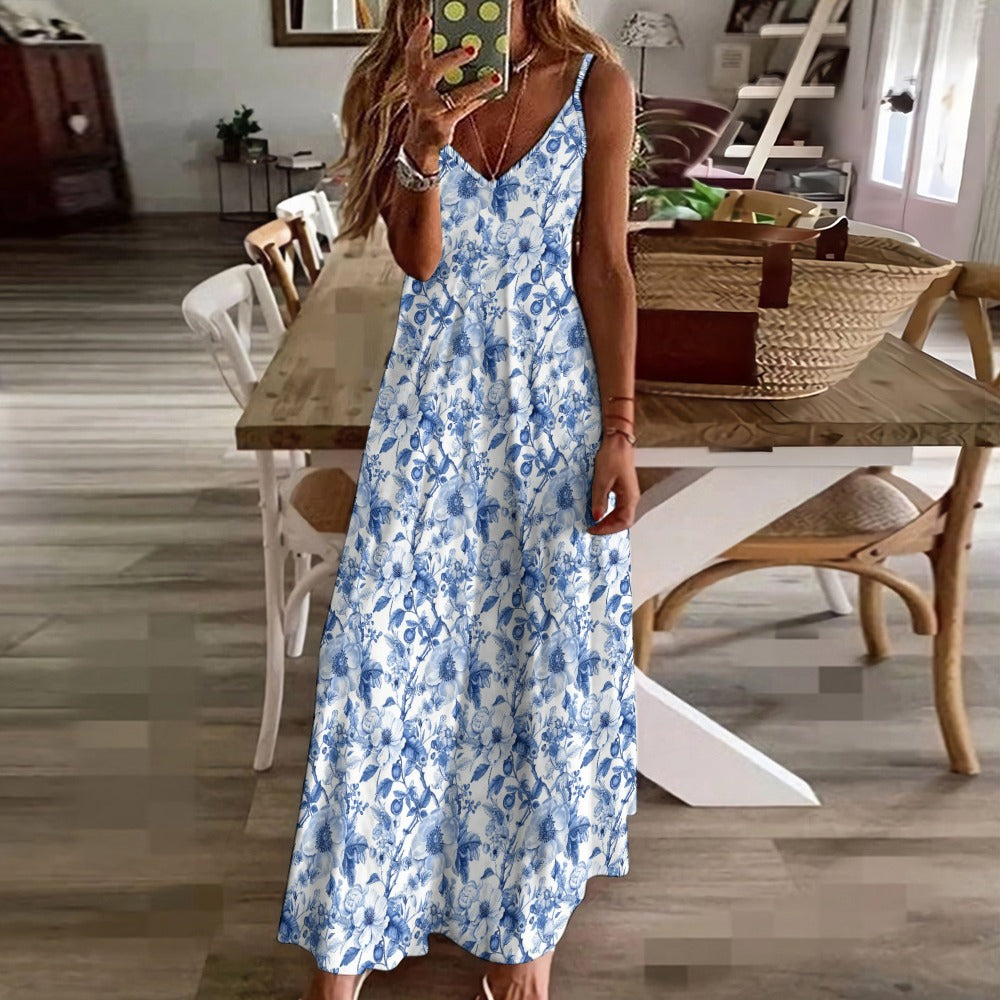 casual light blue maxi dress light blue dress women Odette Light Blue Long Sleeve Formal Maxi Dress