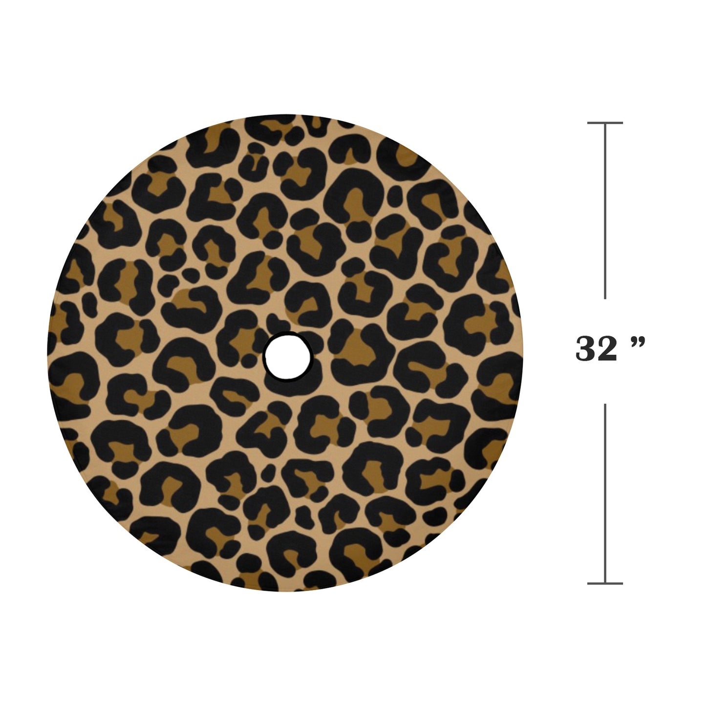 Leopard Spare Tire Cover, Animal Cheetah Brown Print Backup Camera Hole Unique Back Extra Wheel Cars RV Men Women Girls Trailer Campers