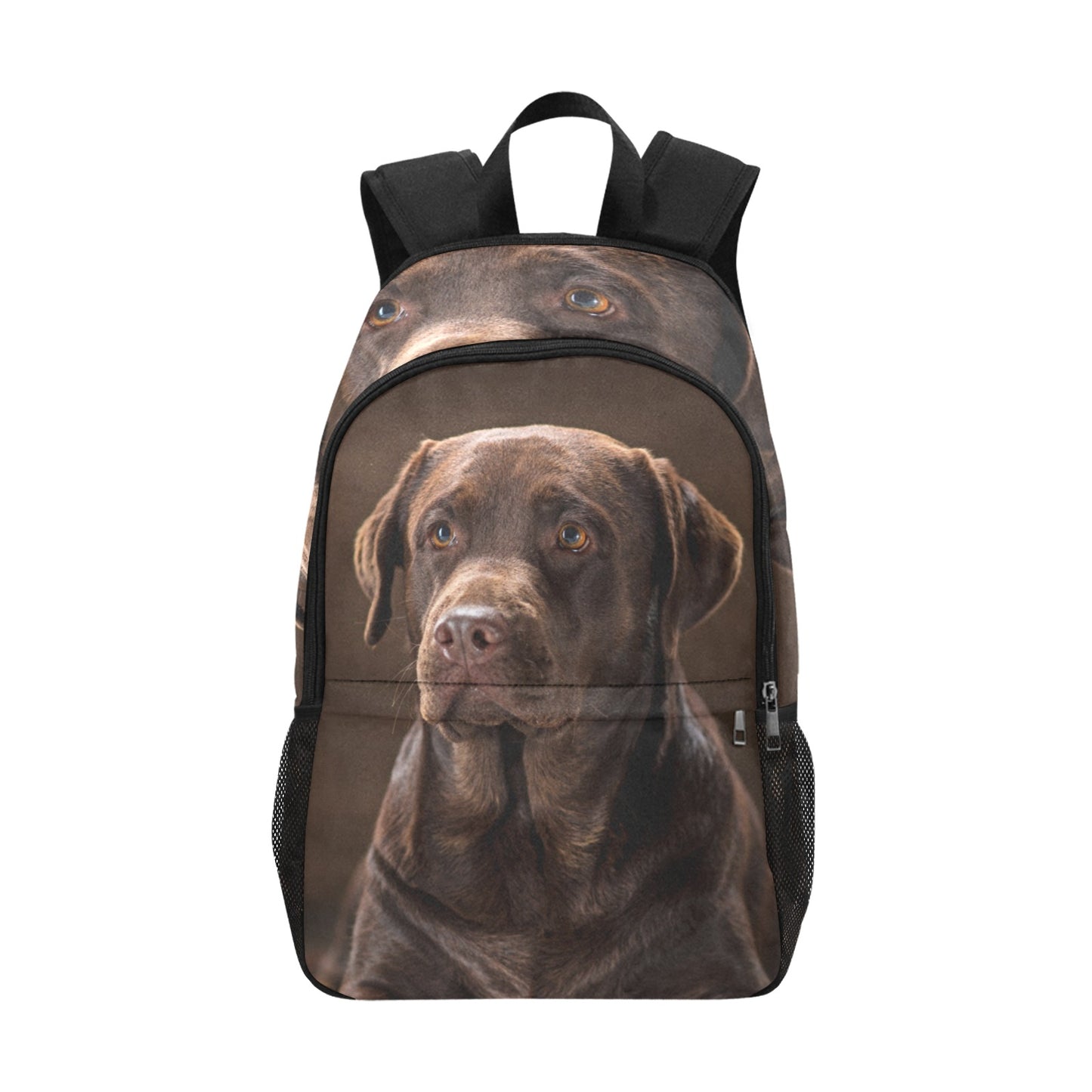 Custom Backpack, Photo Picture Dog Face Personalized Men Women Kids Gift Him Her School College Waterproof Side Mesh Pockets Aesthetic Bag