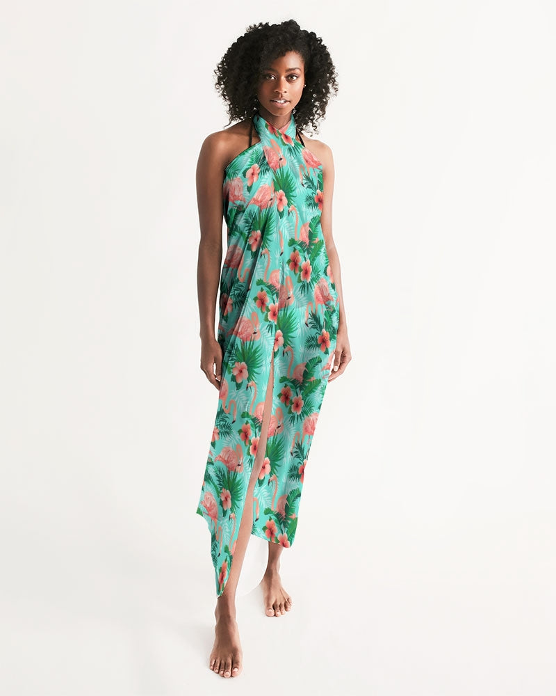 Pink Flamingo Swimsuit Cover Up Women, Green Leaf Beach Bathing suit Wrap Front Sarong Bikini Sexy Long Flowy Skirt Dress Coverup Swimwear Pink Flamingo Swimsuit Cover Up Women, Green Leaf Beach Bathing suit Wrap Front Sarong Bikini Sexy Long Flowy Skirt Dress Coverup Swimwear