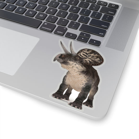 Zuniceratops Dinosaur Sticker, Dino Laptop Decal Vinyl Cute Waterbottle Tumbler Car Waterproof Bumper Aesthetic Die Cut Wall Mural Starcove Fashion