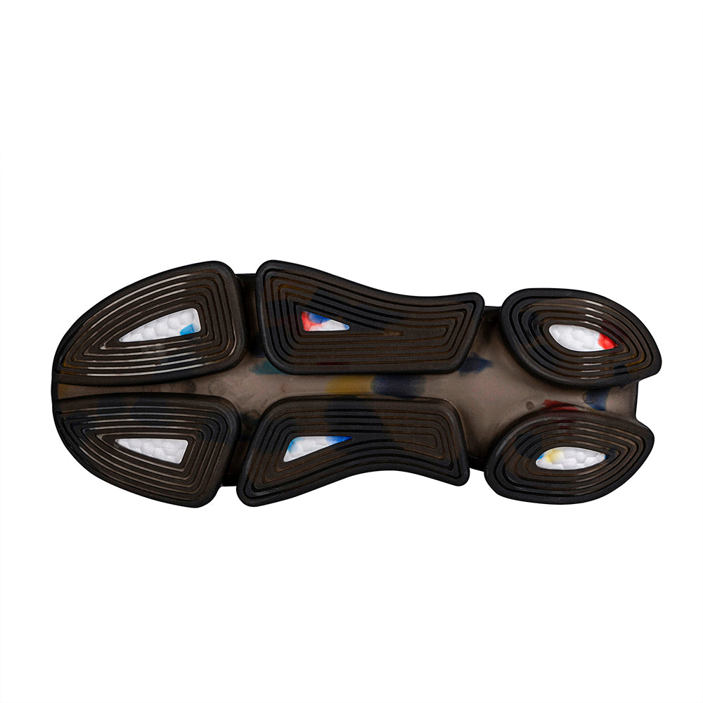 Yellow and Black Men's Air Cushion Sneakers, Breathable Running Sport Print Lace Up Custom Designer Casual Gym Shoes Starcove Fashion