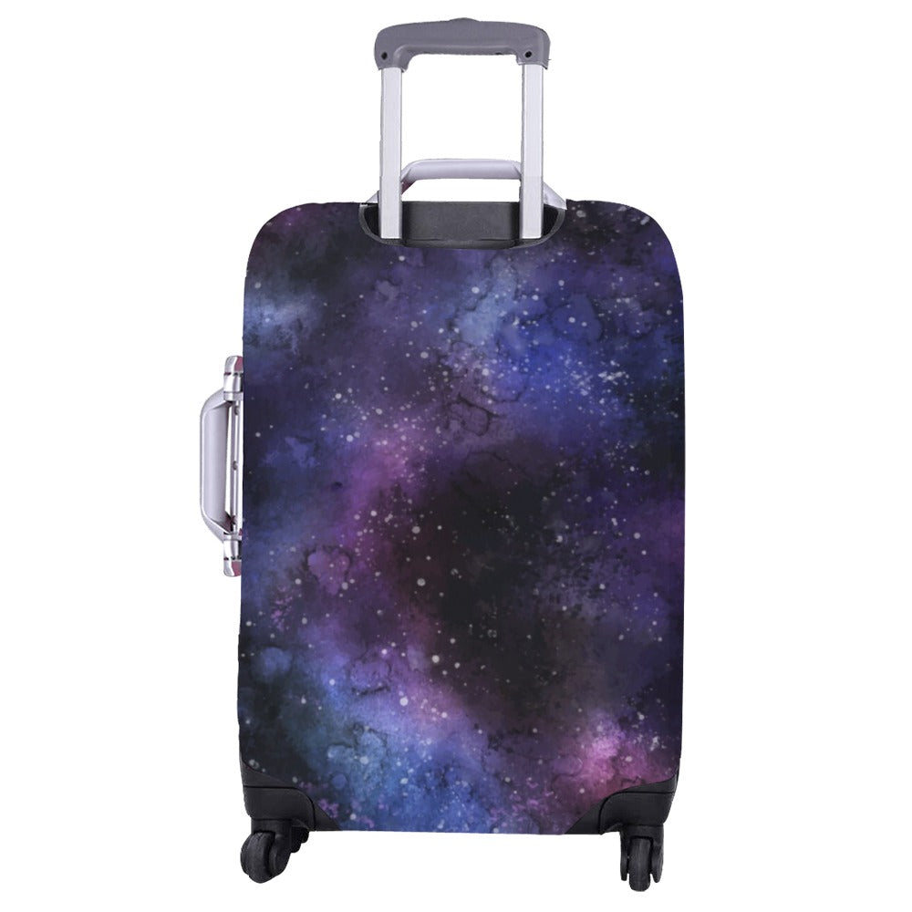 Galaxy Luggage Cover, Space Sky Stars Purple Print Aesthetic Suitcase Bag Washable Protector Travel Gift Starcove Fashion