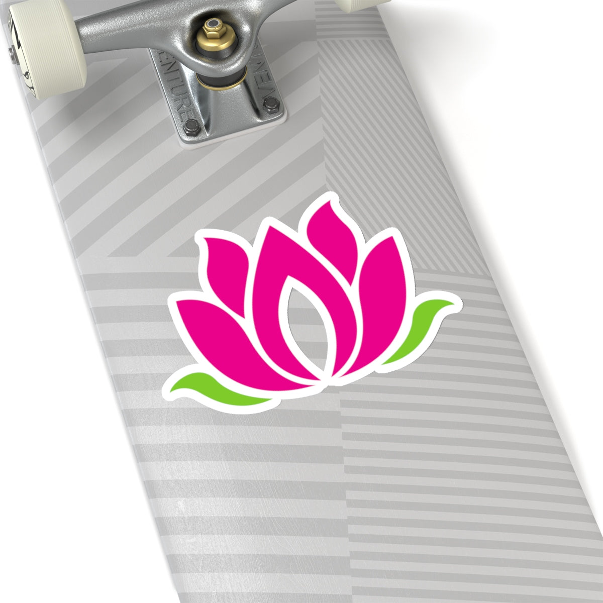 Lotus Flower Vinyl Decal, Yoga Sticker Laptop Mirror Cute Decor Water Bottle Namaste Tumbler Car Bumper Aesthetic Wall Mural Die Cut Starcove Fashion