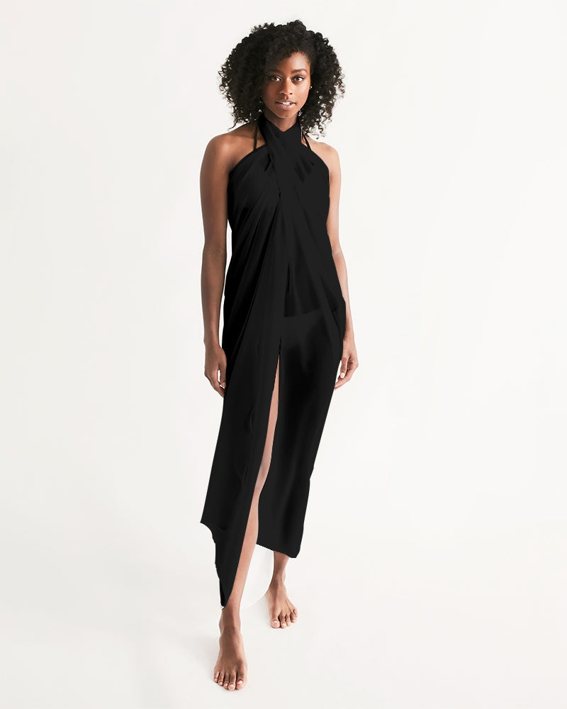 Black Swimsuit Cover Up Women, Rectangle Wrap Front Sarong Bikini Bathing Suit Beach Sexy Long Flowy Coverup Swimwear Custom Color Beachwear Black Swimsuit Cover Up Women, Rectangle Wrap Front Sarong Bikini Bathing Suit Beach Sexy Long Flowy Coverup Swimwear Custom Color Beachwear