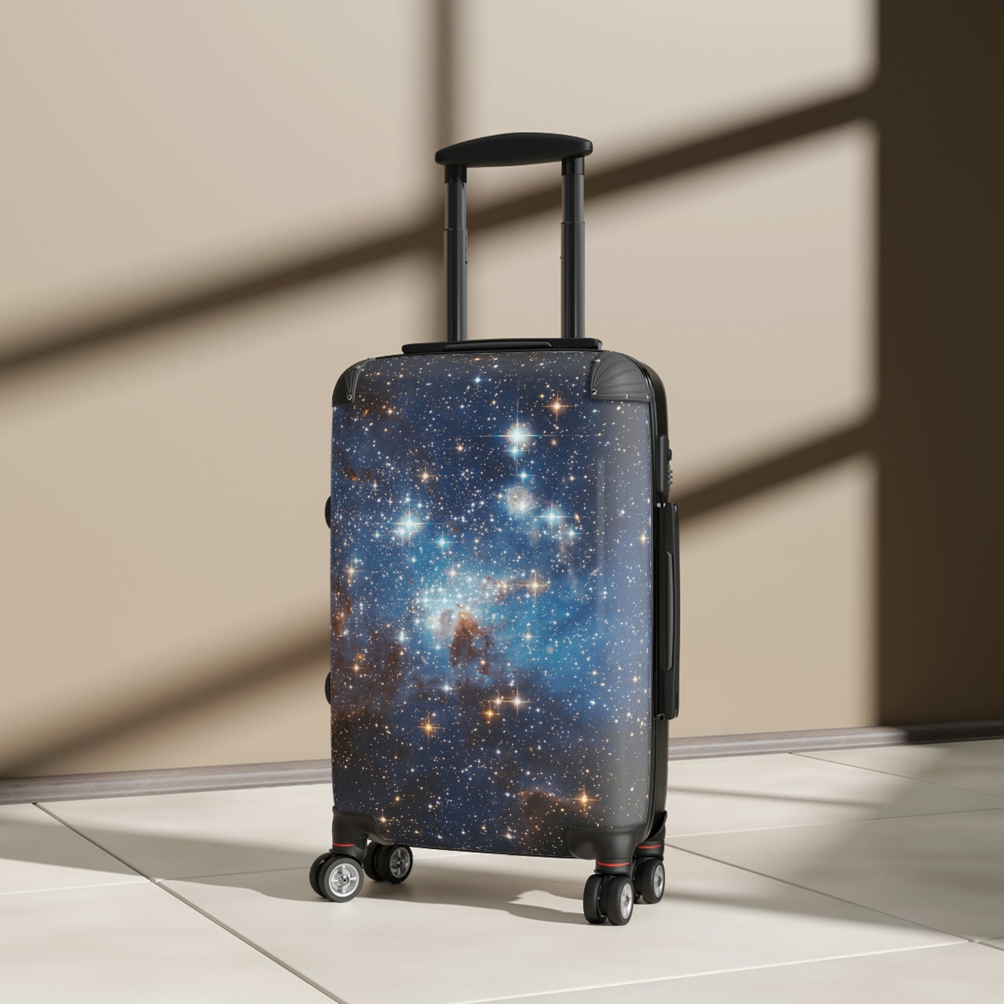Space Galaxy Cabin Suitcase Luggage, Stars Nebula Carry On Travel Bag Rolling Spinner with Lock Decorative Designer Hard Shell Wheels Case Starcove Fashion