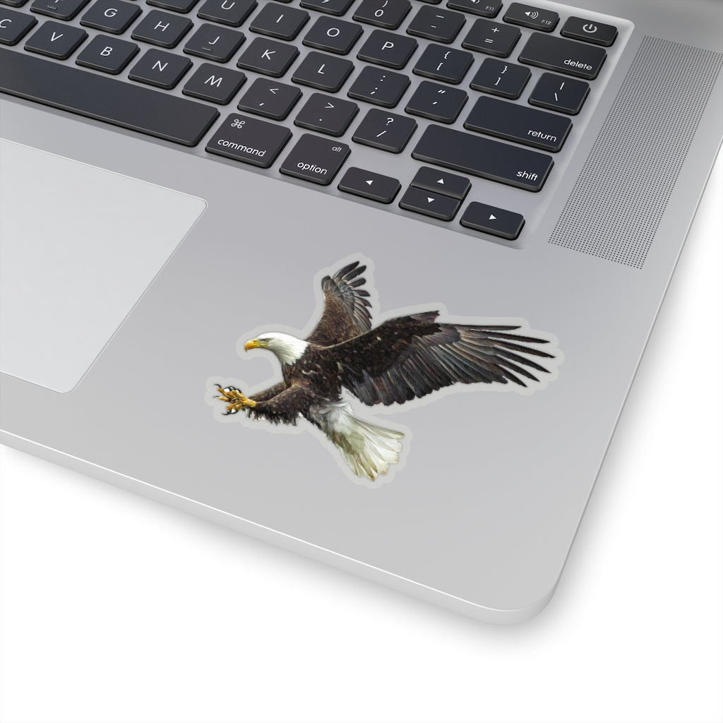 Bald Eagle Sticker, American Decal Car Wall Tumbler Claw Flying Window Bird Raptor Laptop Vinyl Waterbottle Bumper Aesthetic Die Cut Starcove Fashion