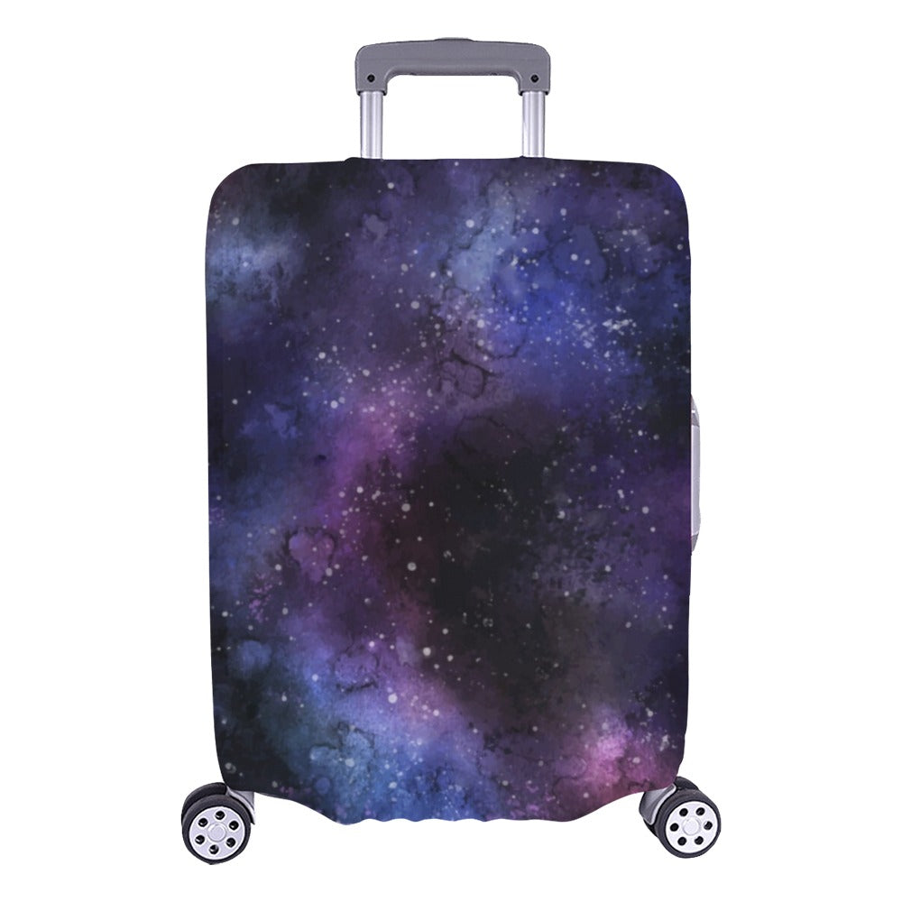 Galaxy Luggage Cover, Space Sky Stars Purple Print Aesthetic Suitcase Bag Washable Protector Travel Gift Starcove Fashion