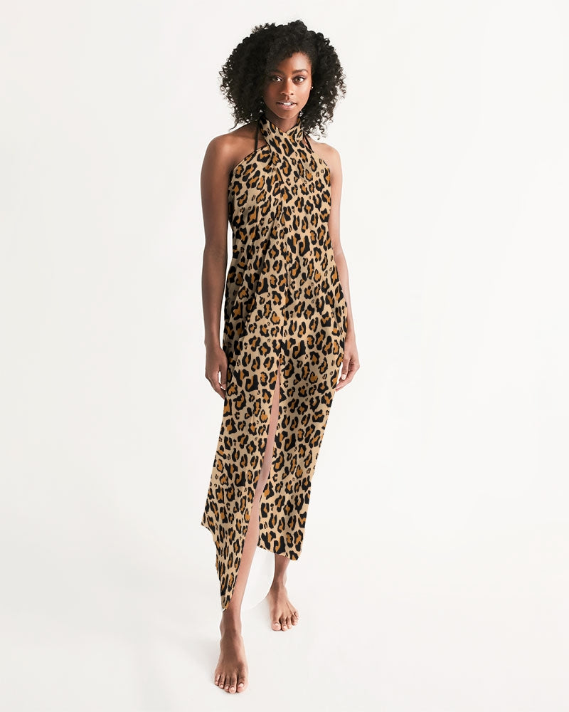 Leopard Print Swimsuit Cover Up Women, Animal Cheetah Rectangle Wrap Front Sarong Bikini Bathing Suit Beach Long Flowy Coverup Beachwear Leopard Print Swimsuit Cover Up Women, Animal Cheetah Rectangle Wrap Front Sarong Bikini Bathing Suit Beach Long Flowy Coverup Beachwear
