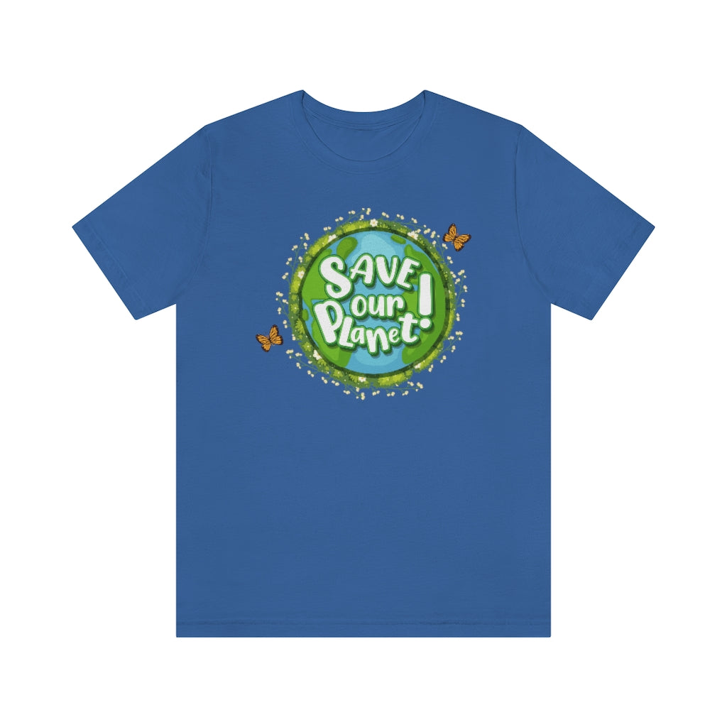 Save Our Planet Tshirt, Earth Day Environmental Activist Men Women Adult Aesthetic Graphic Crewneck Tee Top Starcove Fashion