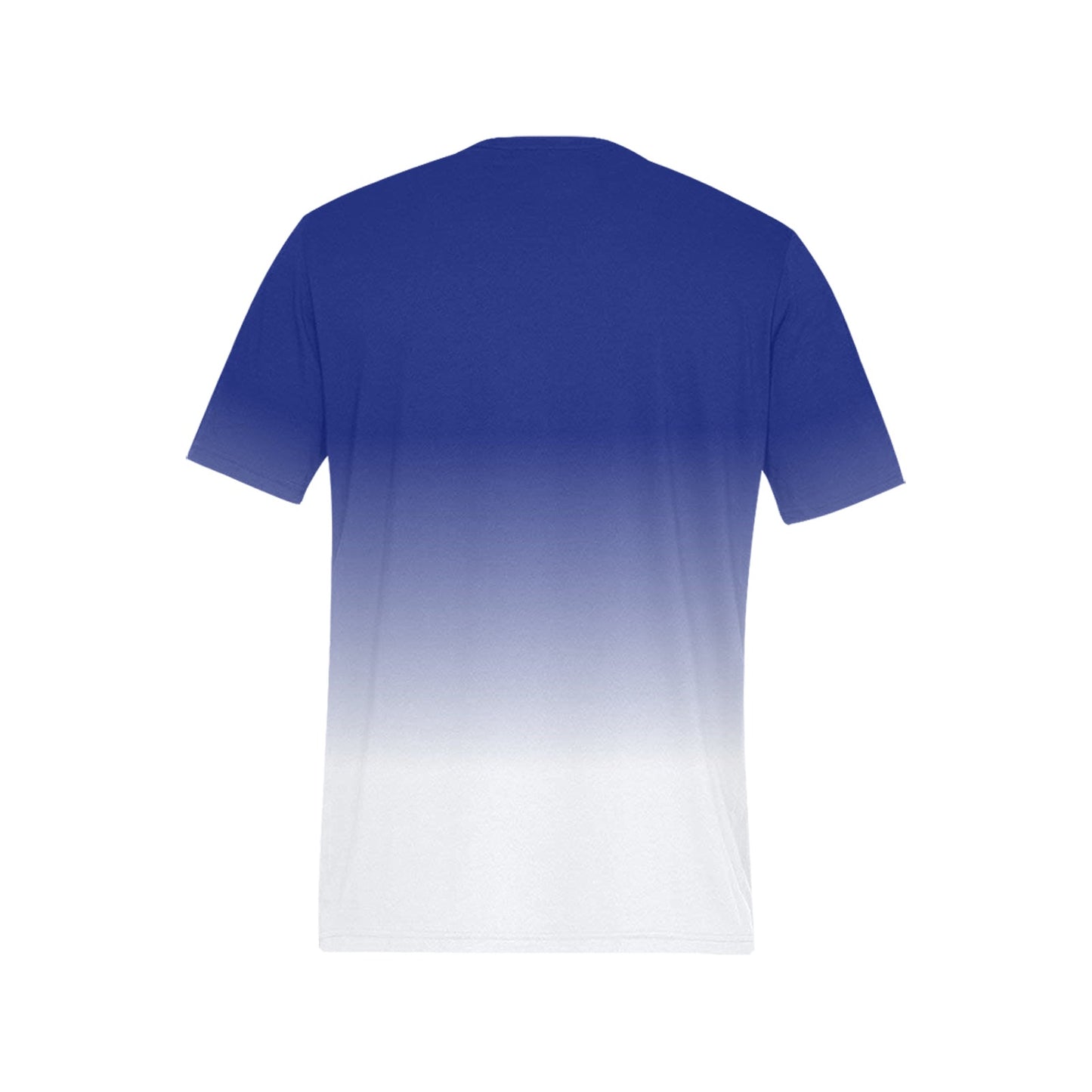 Blue White Ombre Tshirt, Gradient Tie dye Designer Graphic Aesthetic Lightweight Crewneck Men Women Tee Top Short Sleeve Shirt Starcove Fashion