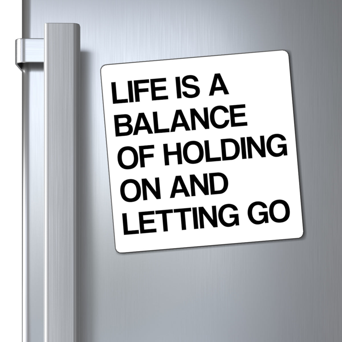 Quote Fridge Magnets, Cute Refrigeration Car Locker Life Is a Balance of Holding On and Letting Go, Inspirational Saying Starcove Fashion