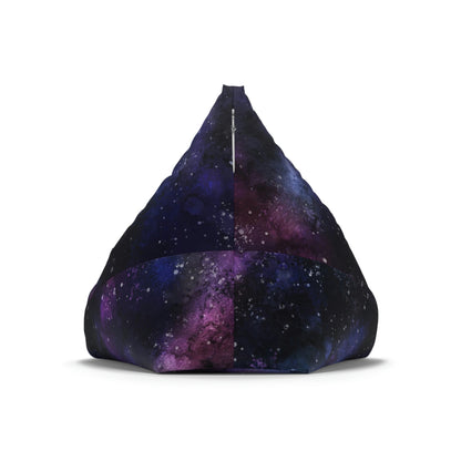 Galaxy Bean Bag Chair Cover, Purple Space Furniture Small Large Adult Kids Sofa Apartment Funky Gift Dorm Decor Starcove Fashion