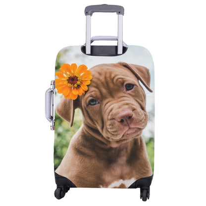 Personalized Photo Luggage Cover, Custom Pets Cats Dogs Aesthetic Print Suitcase Bag Protector Travel Customized Wrap Small Large Gift Starcove Fashion
