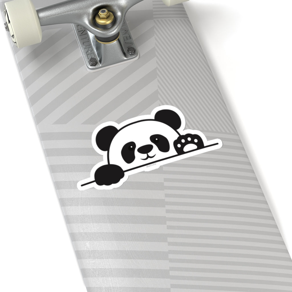 Cute Panda Wall Decals, Funny Black White Light Switch Sticker Vinyl Wall Laptop Decal Cute Waterbottle Car Bumper Aesthetic Label Mural Starcove Fashion