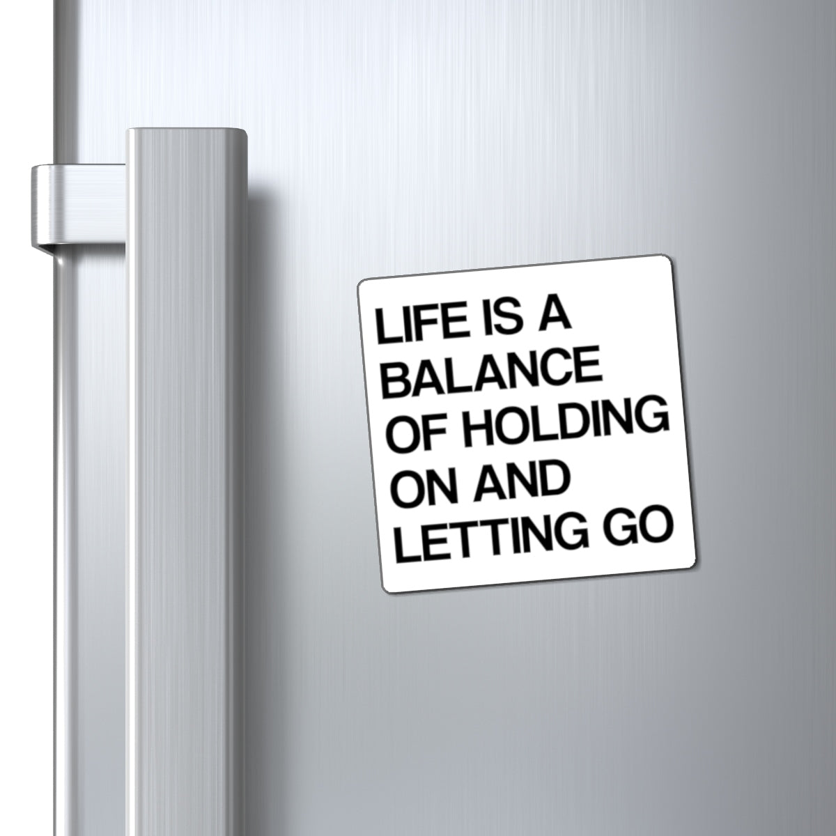 Quote Fridge Magnets, Cute Refrigeration Car Locker Life Is a Balance of Holding On and Letting Go, Inspirational Saying Starcove Fashion