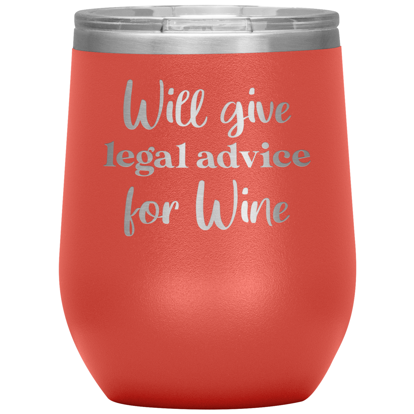 Lawyer Gifts, Will Give Legal Advice for Wine Tumbler Mug Gift Idea Law School Judge Attorney Student Paralegal Graduation Prosecutor Starcove Fashion