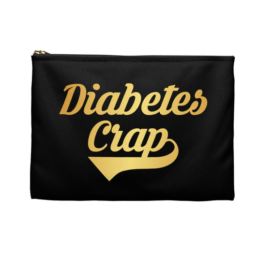 Diabetes Crap Bag, Funny Humorous Diabetic Supply Case, Type 1 2 One Two T1D Shit Accessory Zipper Pouch Bag Kit Gift Starcove Fashion