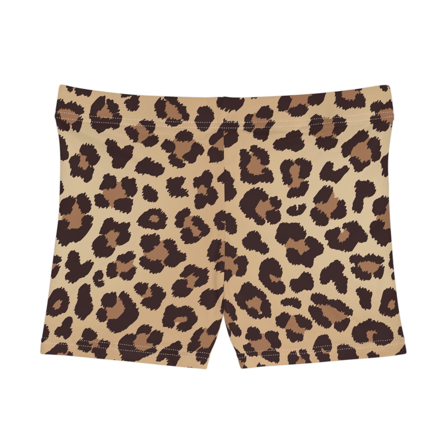 Leopard Women Shorts, Animal Print Cheetah Yoga Biker Sport Workout Gym Running Moisture Wicking Festival Spandex Bottoms Starcove Fashion
