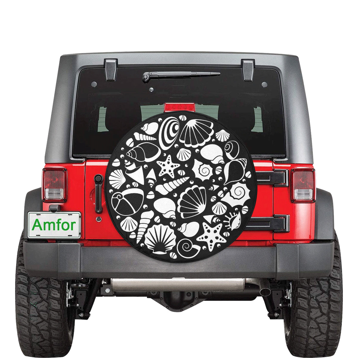 1/4 pezzi di copertura per ruota di scorta per auto protezione ruota 1/4 pezzi di copertura per ruota di scorta per auto protezione ruota