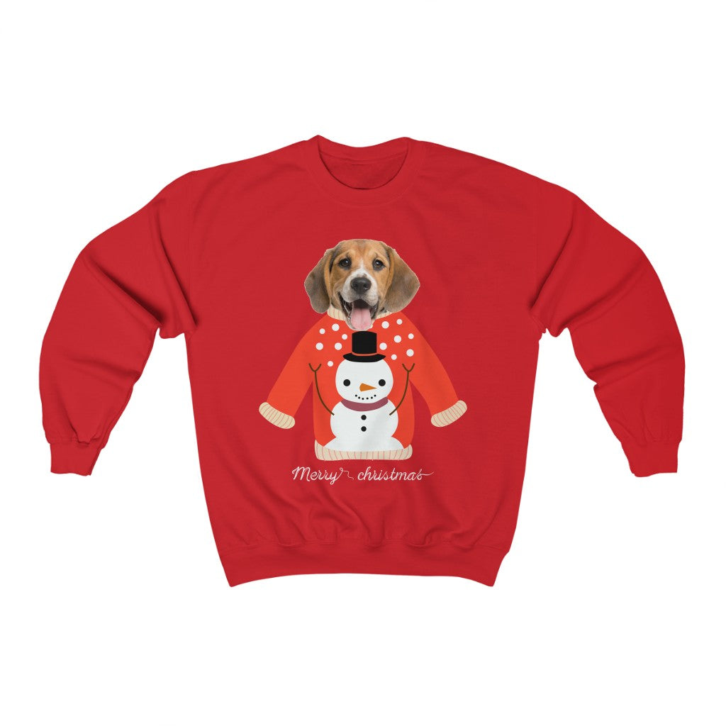 Custom Pet Face Christmas Sweater, Funny Dog Cat Photo Sweatshirt Ugly Christmas Tacky Holiday Mom Dad Men Women Xmas Personalized Starcove Fashion