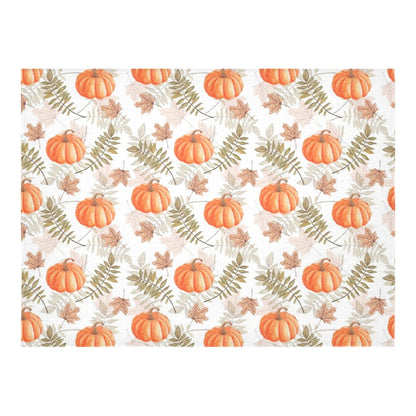 Pumpkins Tablecloth, Thanksgiving Fall Leaves Linen Rectangle Home Decor Decoration Cloth Table Cover Dining Room Party Starcove Fashion