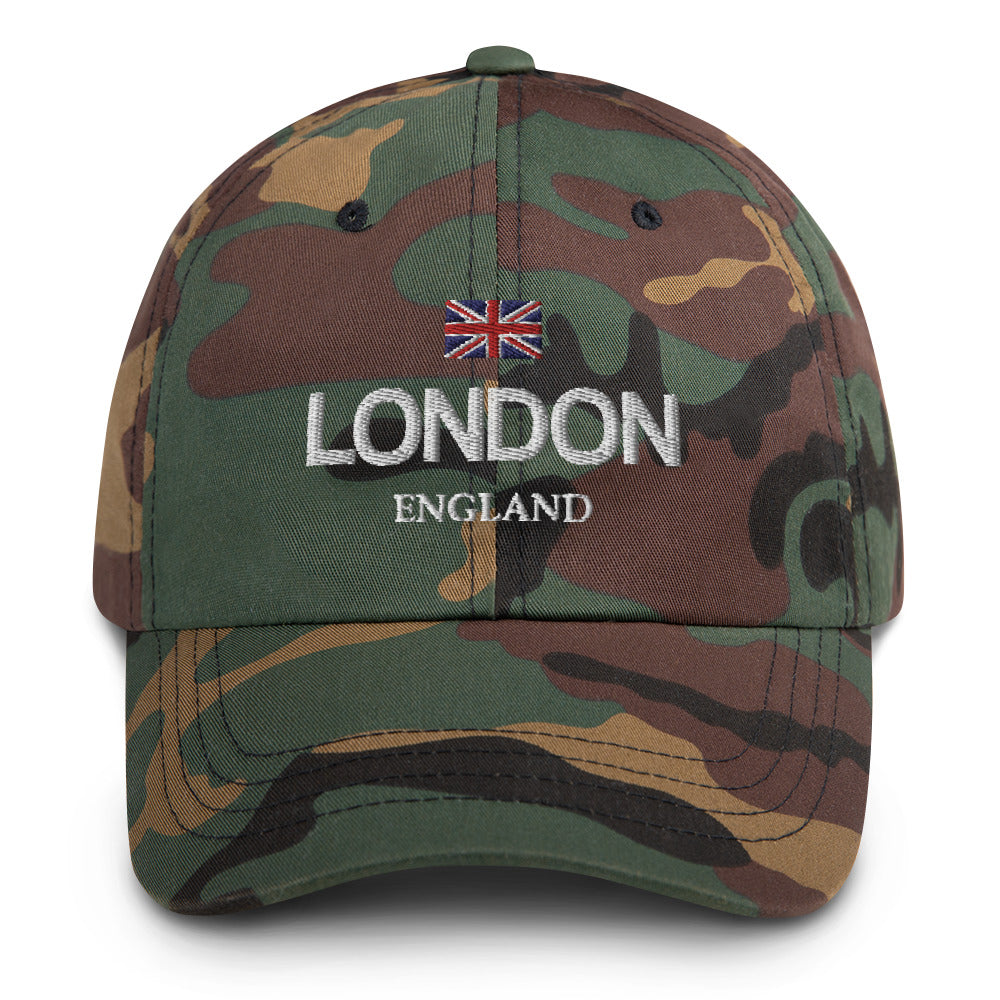 London England Embroidered Dad Hat, Vintage Britain Flag City Baseball Dad Hat Cap, Mom Trucker Men Women Embroidery Embroidered Starcove Fashion