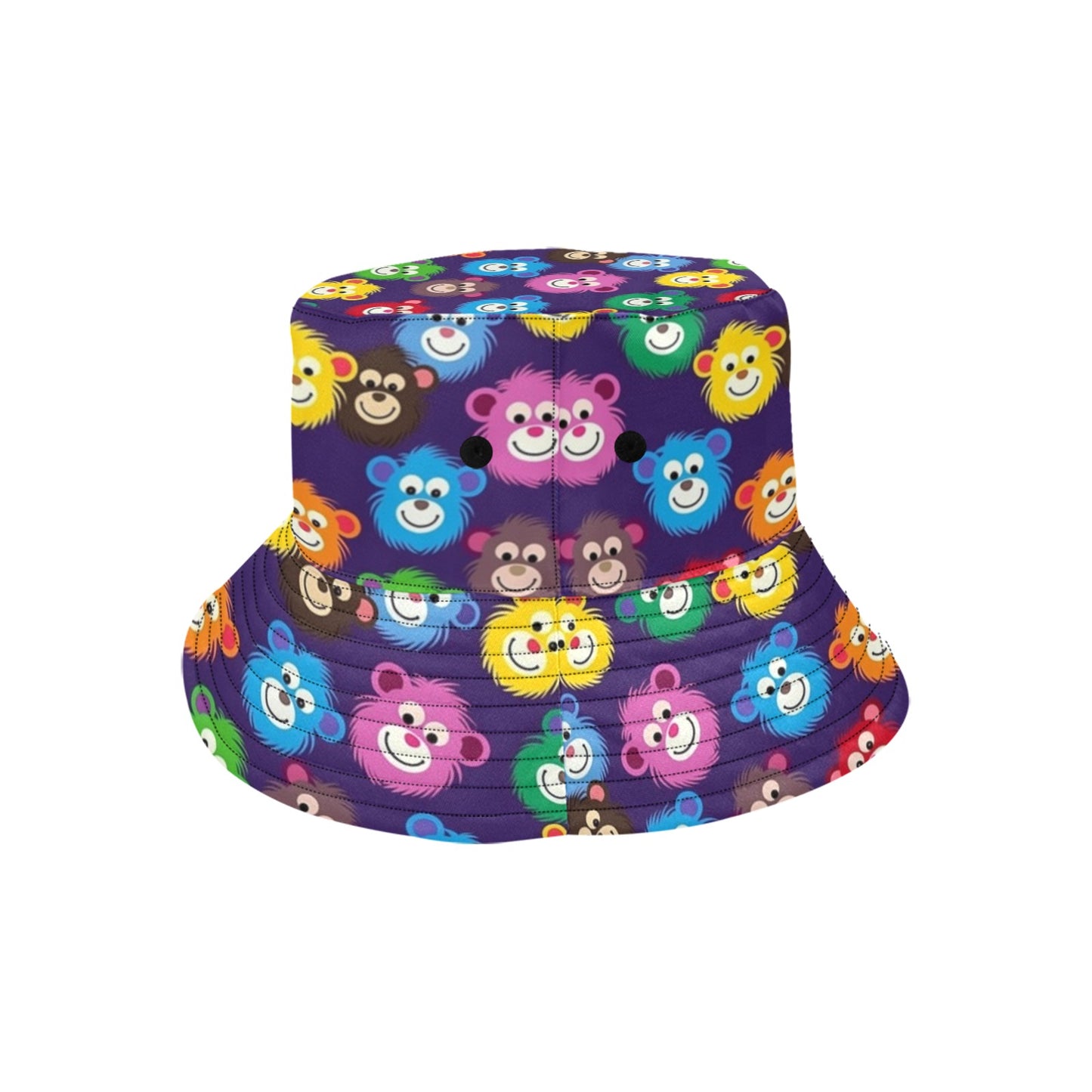 Monkey Bucket Hat, Golf Cool Retro Vintage Animal Summer Festival Cute Women Men Designer Beach Sun Shade Y2K Twill