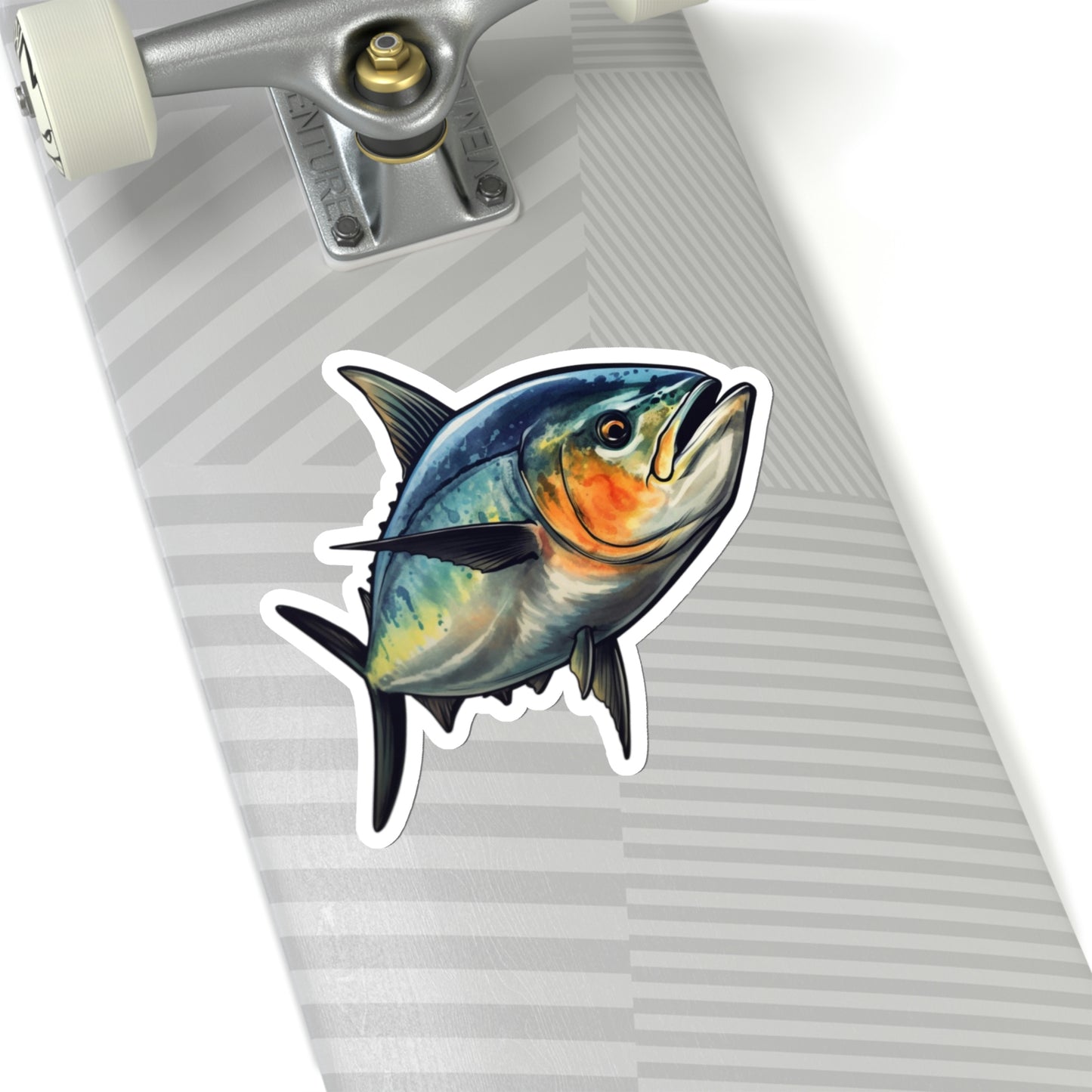 Tuna Fish Sticker, Art Laptop Decal Vinyl Cute Waterbottle Tumbler Car Waterproof Bumper Aesthetic Die Cut Wall Mural Starcove Fashion