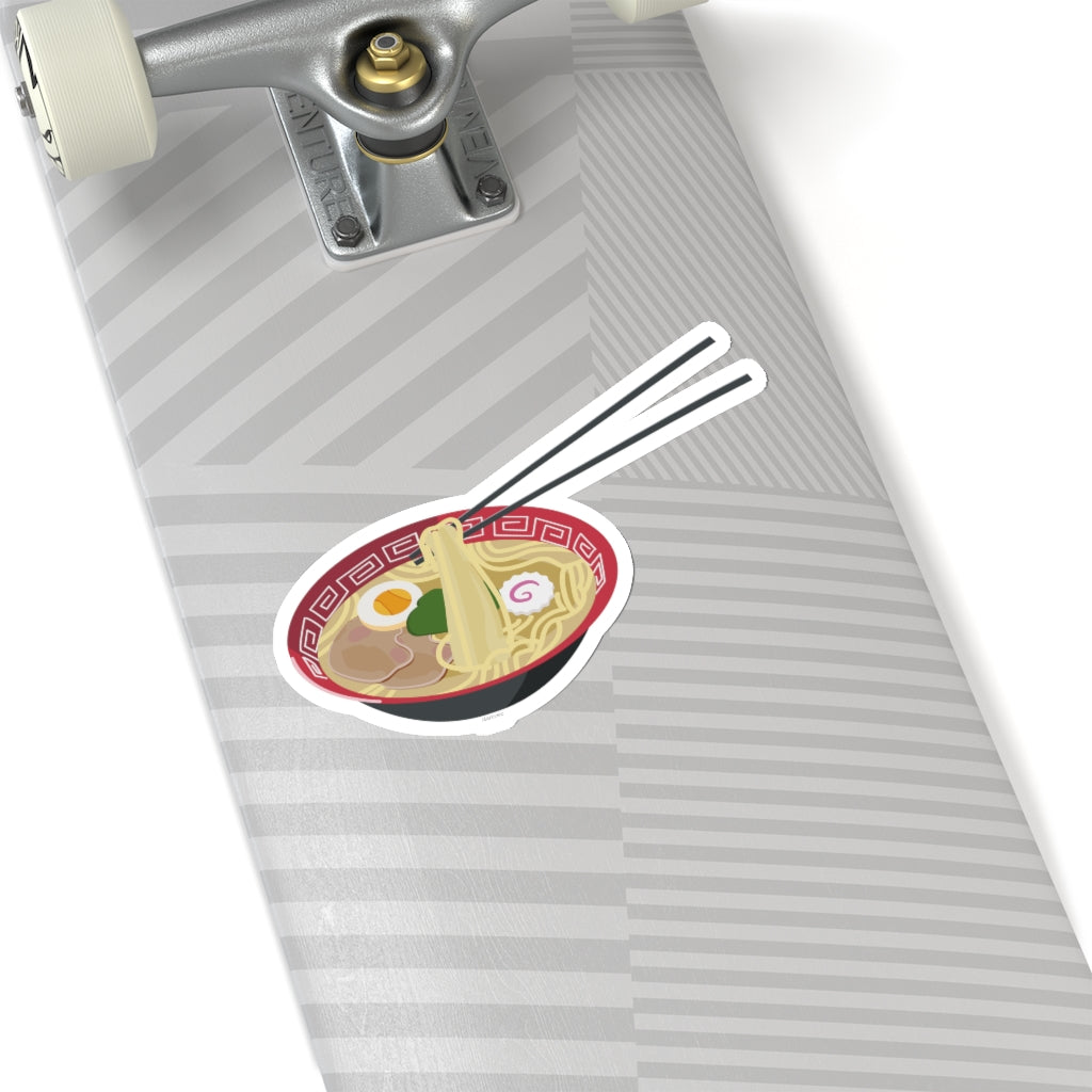 Ramen Sticker, Noodle Soup Asian Food Chopsticks Laptop Decal Vinyl Cute Waterbottle Tumbler Car Bumper Aesthetic Die Cut Starcove Fashion