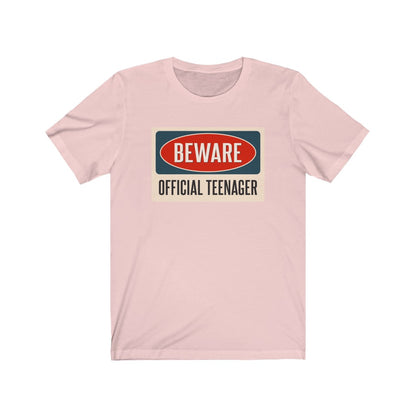 Beware Official Teenager Adult Size Tshirt, Warning 13 Year Old 13th Birthday Party Thirteen Funny Caution Teenage Boys Girls Shirt Gift Starcove Fashion