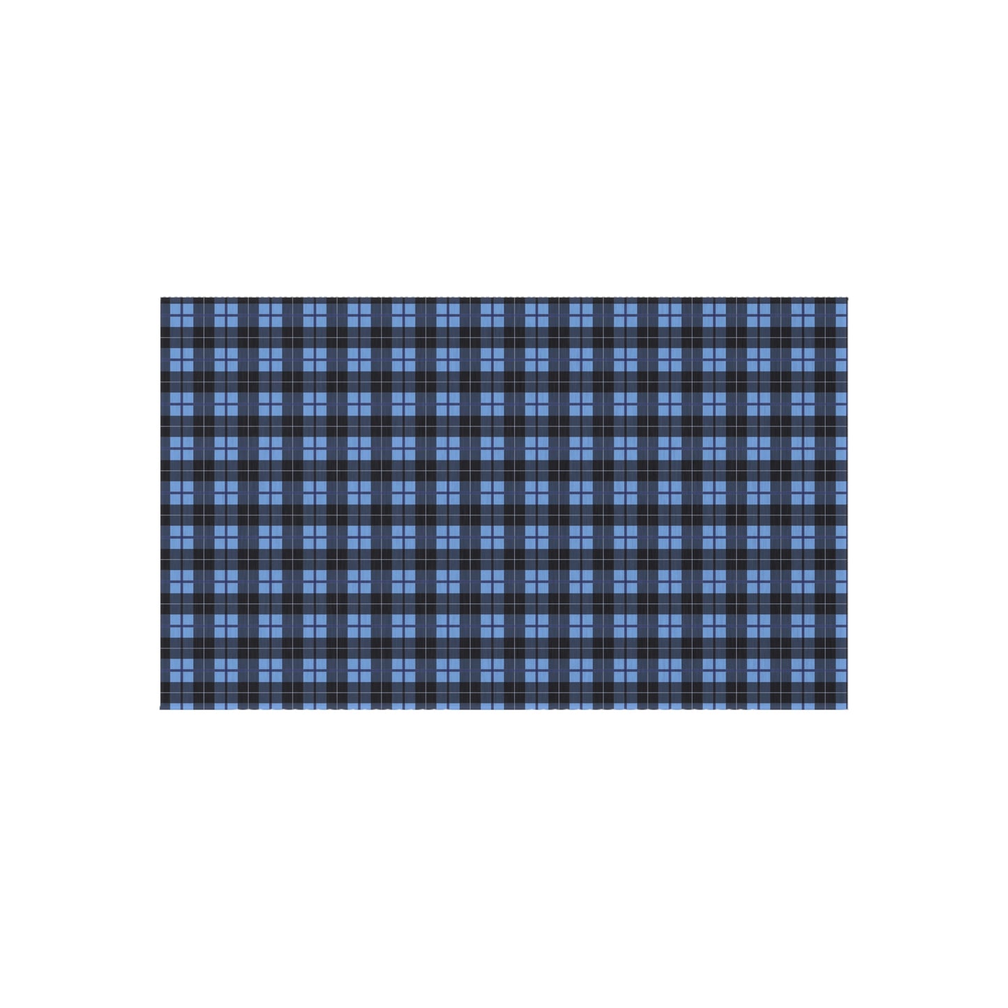 Blue Plaid Outdoor Area Rug, Check Waterproof Carpet Home Floor Decor Large 2x3 4x6 3x5 5x7 9x10 Patio Small Large Camping Mat Starcove Fashion