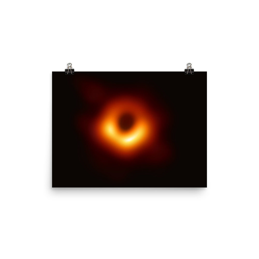 First Horizon Scale Image of a Black Hole Photo Poster, Galaxy Space Wall Art Event Horizon Celestial Outer Space Print Starcove Fashion