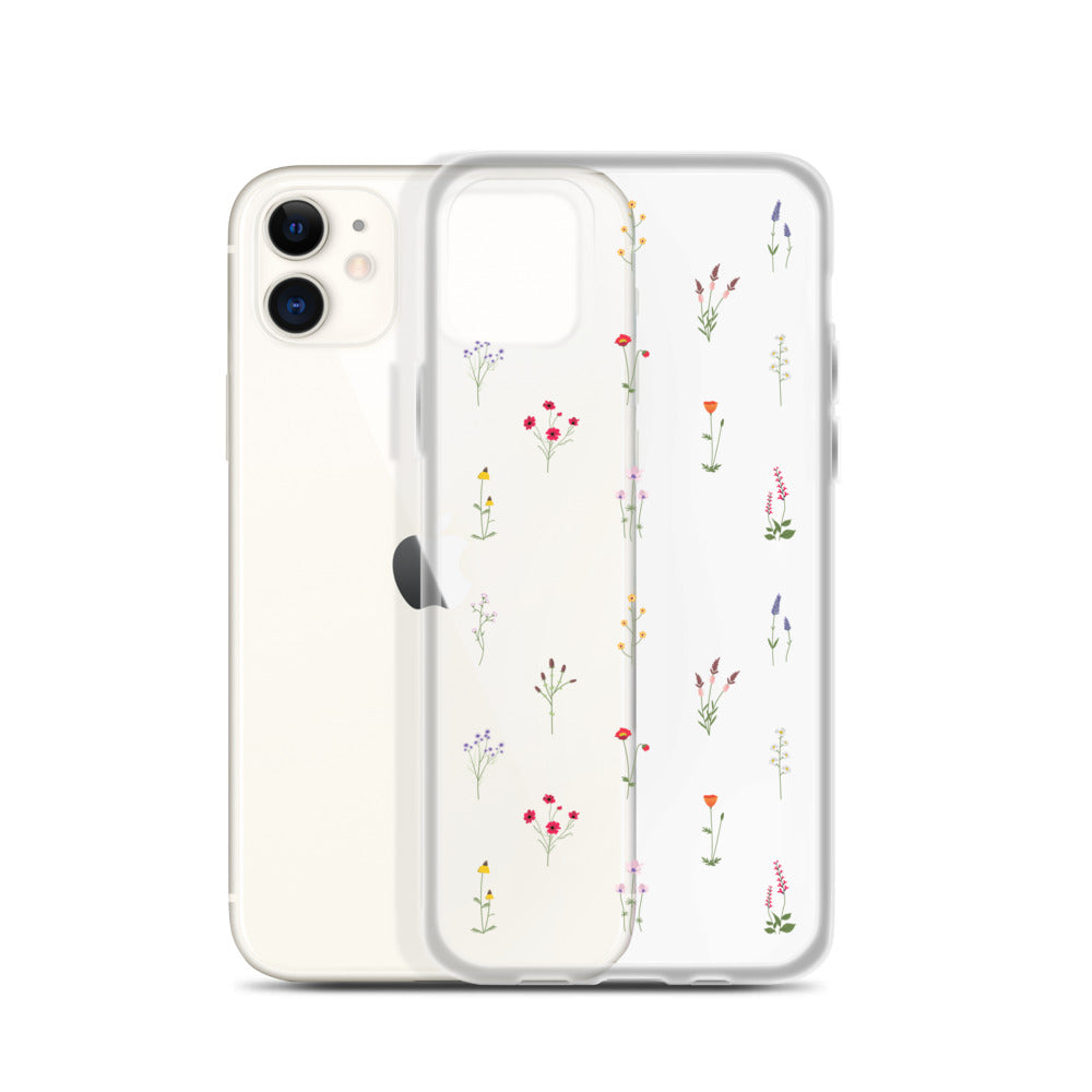 Clear Wildflowers iPhone 16 15 14 13 12 Pro Max Case, Transparent Cute Nature Flower Floral Print iPhone 11 Mini SE XS XR X 7 8 Cell Cover iPhone 13 Clear Wildflowers iPhone 16 15 14 13 12 Pro Max Case, Transparent Cute Nature Flower Floral Print iPhone 11 Mini SE XS XR X 7 8 Cell Cover iPhone 13