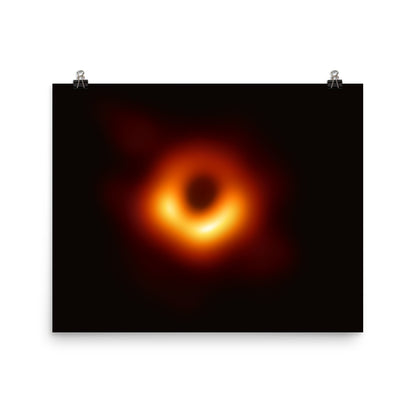 First Horizon Scale Image of a Black Hole Photo Poster, Galaxy Space Wall Art Event Horizon Celestial Outer Space Print Starcove Fashion