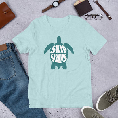Skip A Straw Shirt, Save a Sea Turtle TShirt No More Straws Inspirational Ocean Beach Graphic Gift Women Men Tees Starcove Fashion