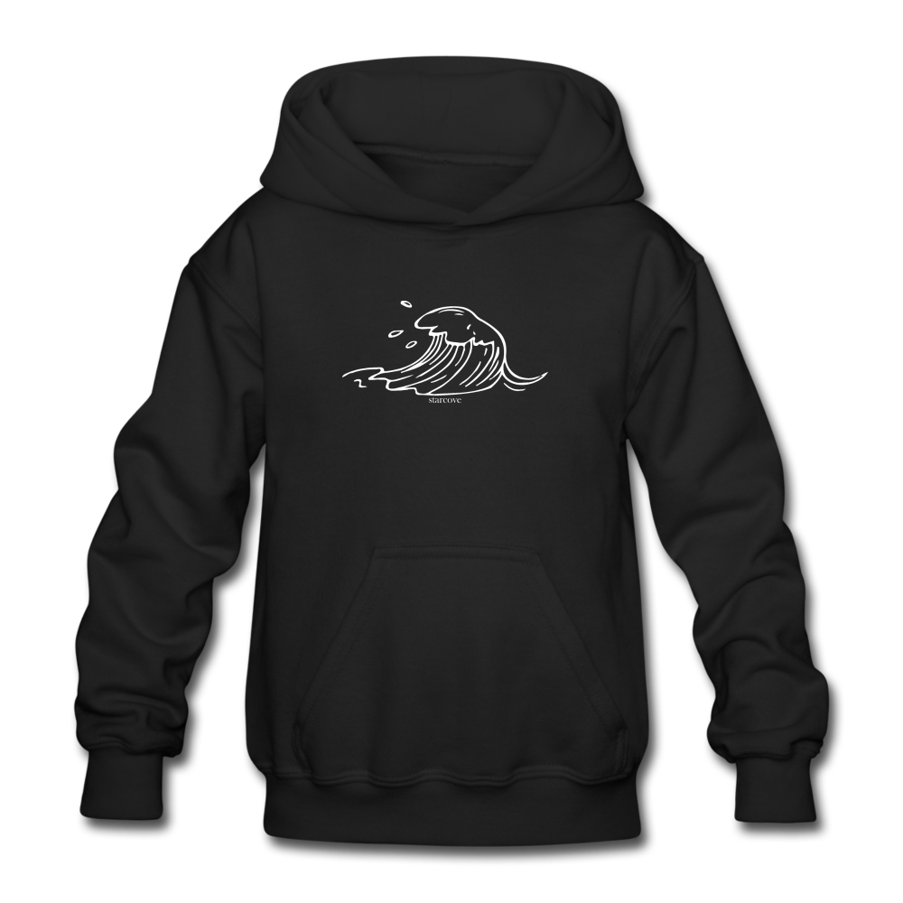 Ocean Sea Wave Kids Hoodie, Beach Vacation Fun Youth Boys Girls Graphic Surf Tumblr Hooded Sweatshirt Starcove Fashion