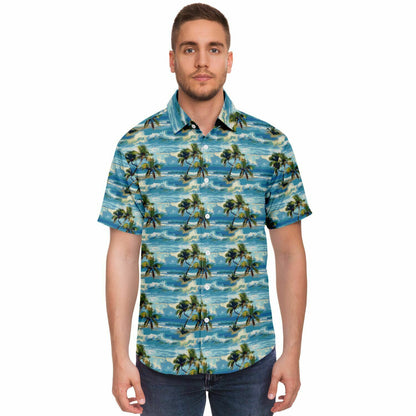 designer dress shirts men palm beach NEW $500 15.5 35 BARBA ITALY for GIORGIO'S of PALM BEACH DRESS SHIRT blue