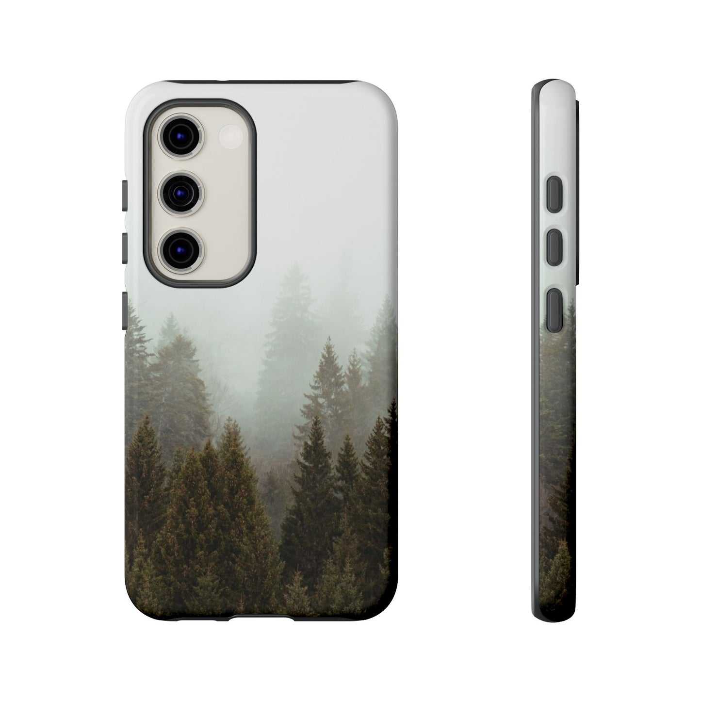 Pine Trees Forest Iphone 17 16 15 14 13 12 Pro Case, Fog  Cute Tough Hard Cases 11 8 Plus X XR XS Max Galaxy S26 S25 S24 S23 Phone Cover - Starcove Fashion