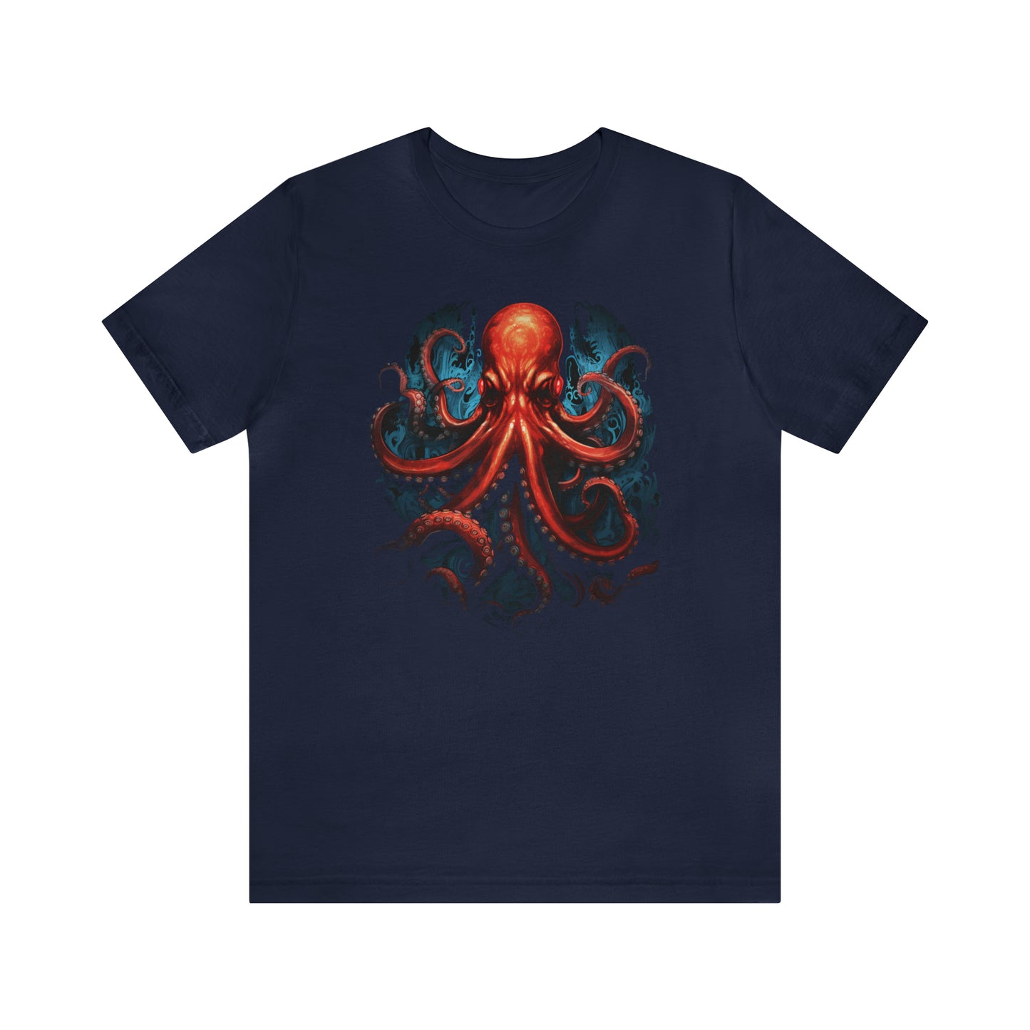 Octopus Tshirt, Kraken Men Women Adult Aesthetic Graphic Crewneck Short Sleeve Tee Shirt Top Starcove Fashion