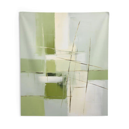 Sage Green Tapestry, Abstract Painting Wall Art Hanging Cool Unique Vertical Aesthetic Large Small Decor Bedroom College Dorm Room Starcove Fashion