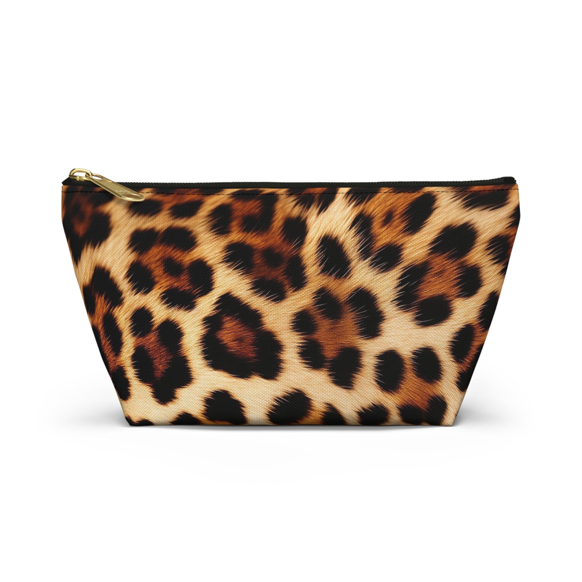 Leopard Print Pouch Bag, Animal Cheetah Canvas Travel Wash Makeup Toiletry Bath Organizer Zip Cosmetic Accessory Large Small Zipper Large / Black Leopard Print Pouch Bag, Animal Cheetah Canvas Travel Wash Makeup Toiletry Bath Organizer Zip Cosmetic Accessory Large Small Zipper Large / Black